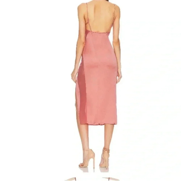 Free People City Cool Midi Slip Dress Venetian Red Size L NWT $98 GORGEOUS - Picture 11 of 16